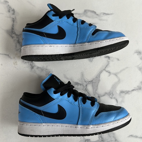 AIR JORDAN 1 LOW GS University Blue / Black - Picture 5 of 15